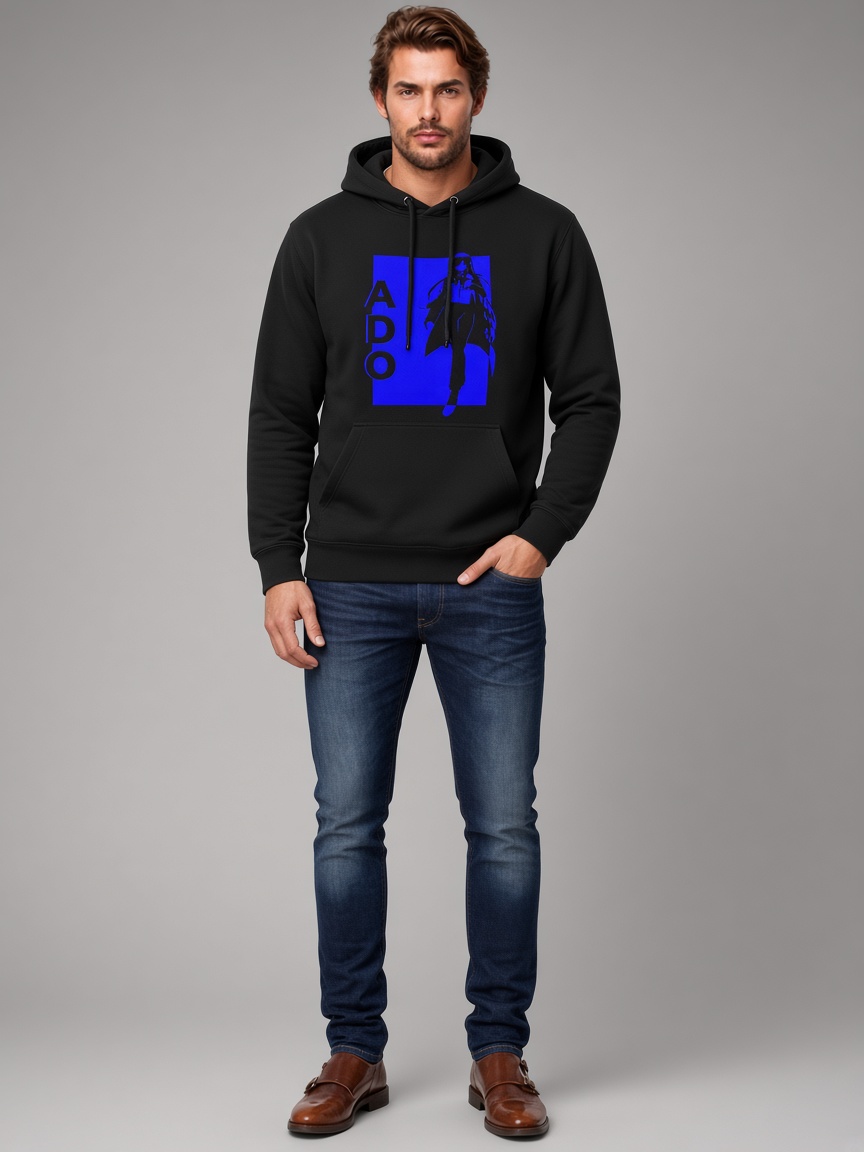 Ado blue japanese singer Pullover Hoodie