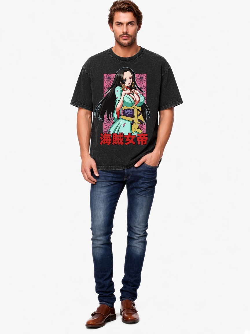 One Piece Boa Hancock Vintage Washed T-shirt