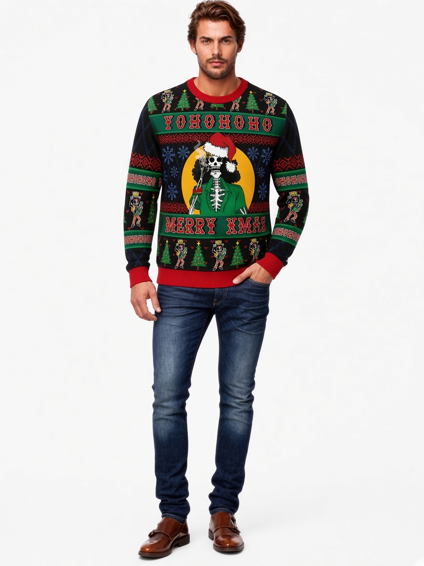 Yohohoho Hippie Trip Brook – One Piece Ugly Christmas Sweater