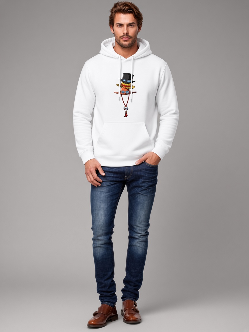 Three Brother’s Hat Pullover Hoodie