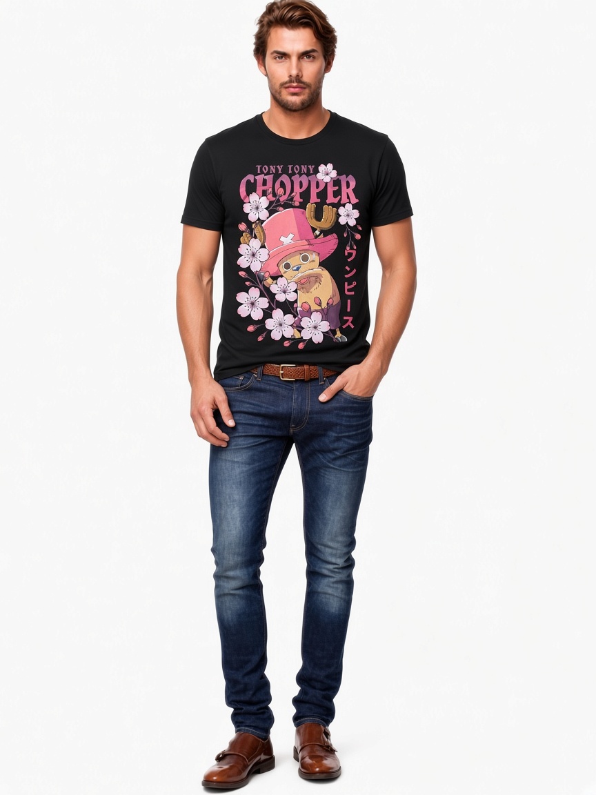 One Piece T-shirt Tony Tony Chopper Cute Art