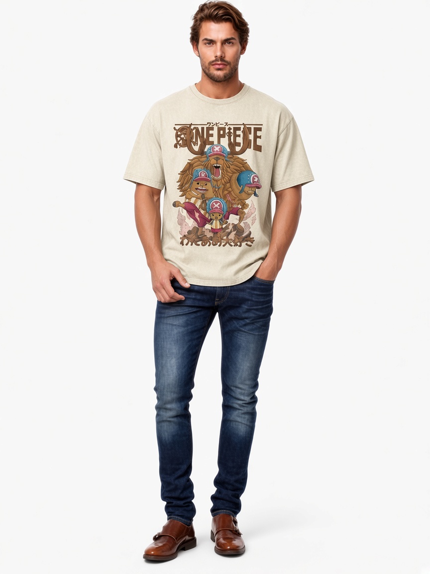 Tony Tony Chopper Washed One Piece T-Shirt