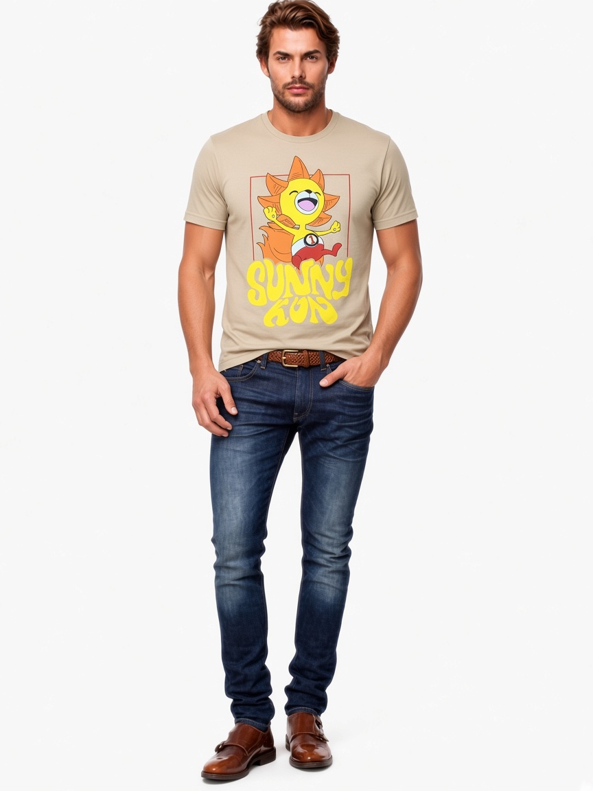 One Piece T-shirt Cute Cartoon Graphic