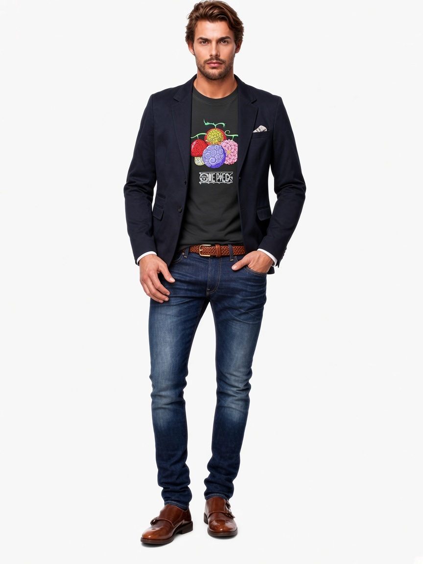 One Piece T-shirts – Egghead Devil Fruit Mineral Anime T-shirt