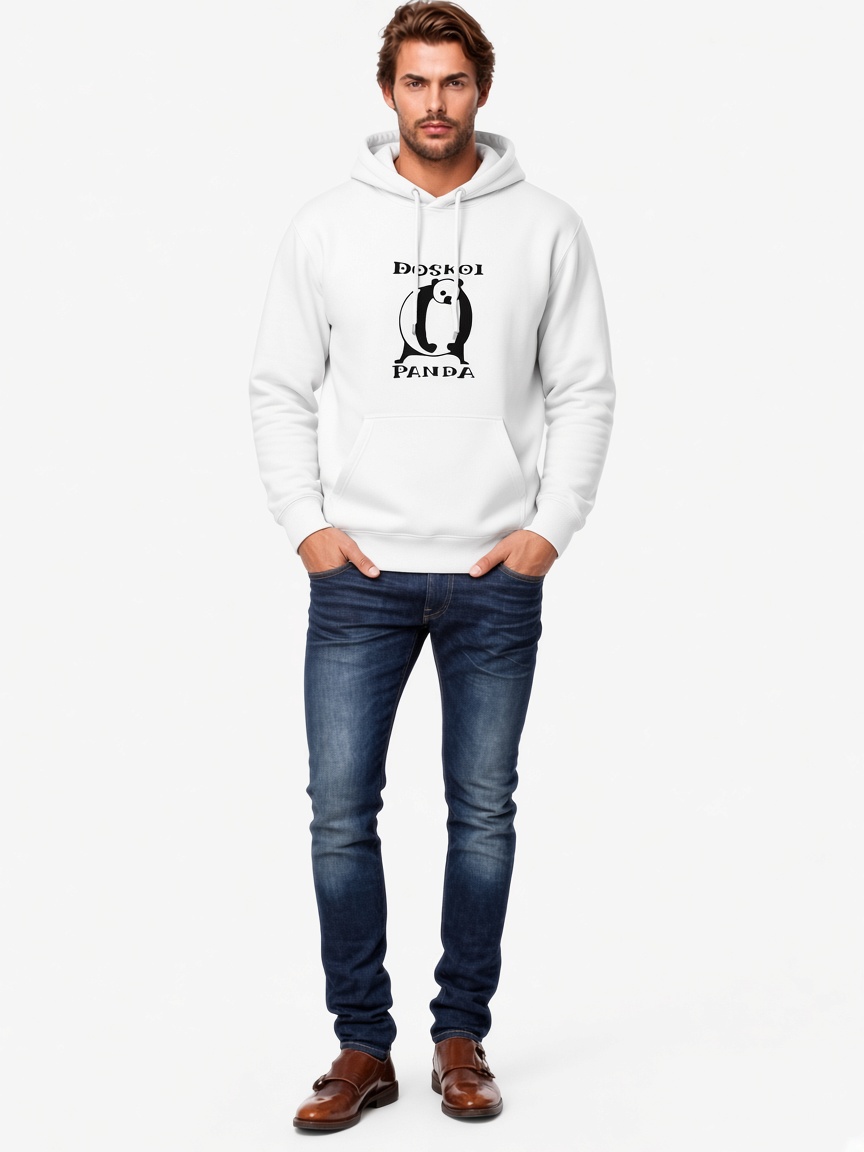 Doskoi Panda Pullover Hoodie