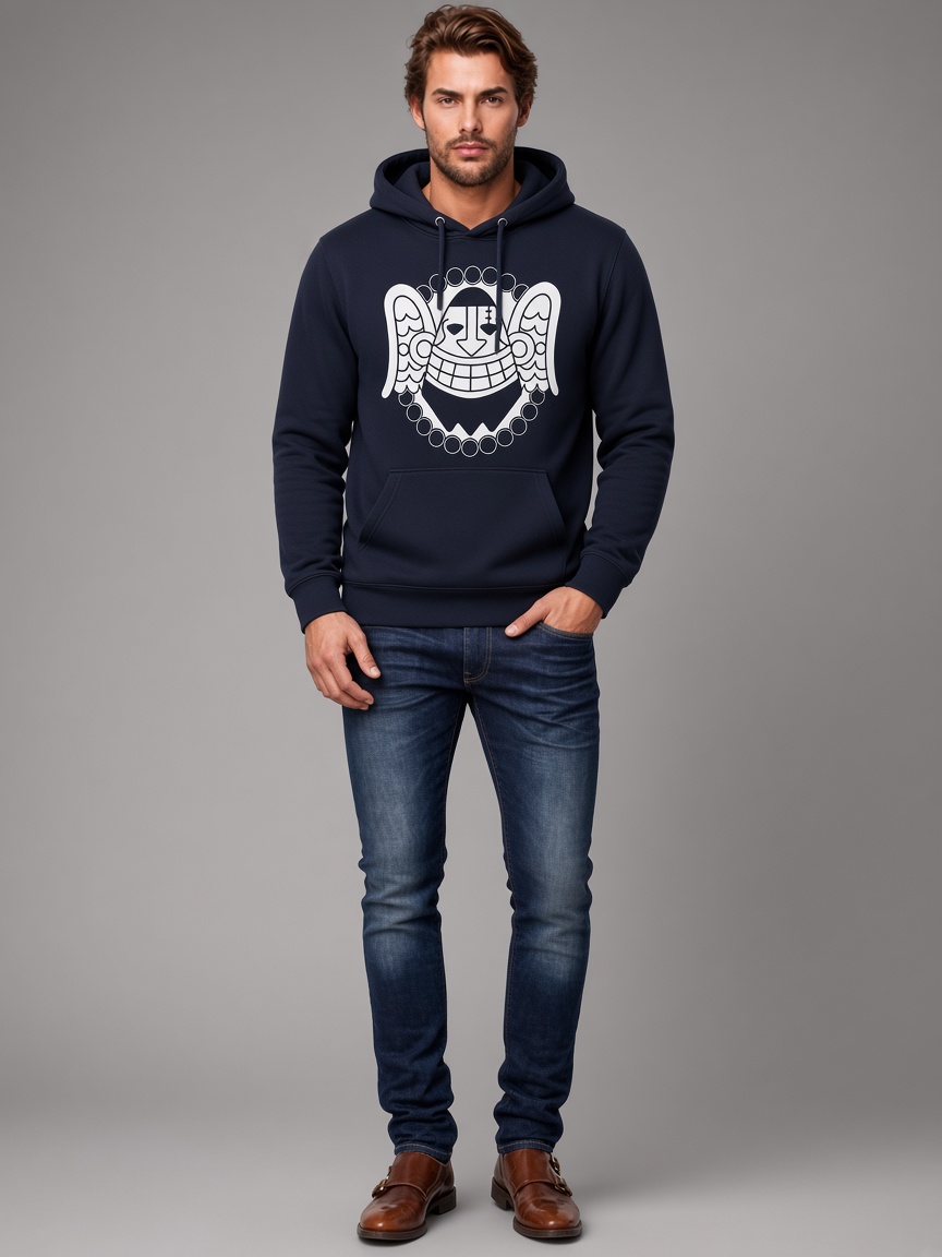 Fallen Monk Pirates Jolly Roger Pullover Hoodie