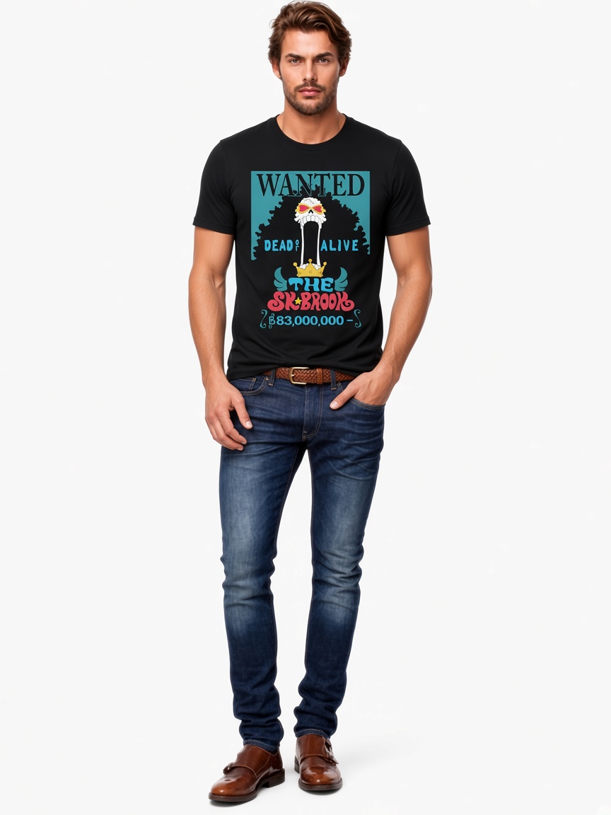 One Piece Brook Wanted T-shirts