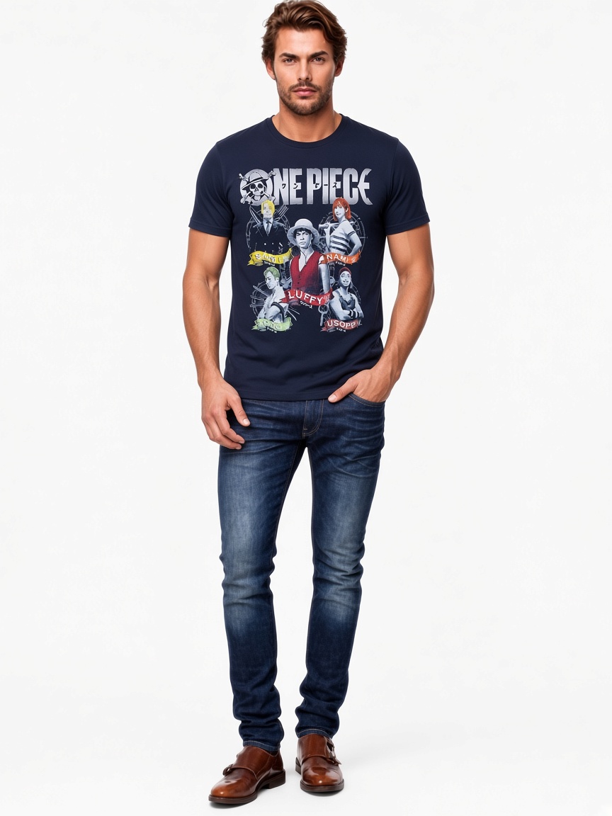 One Piece Group Live Action Names T-Shirt