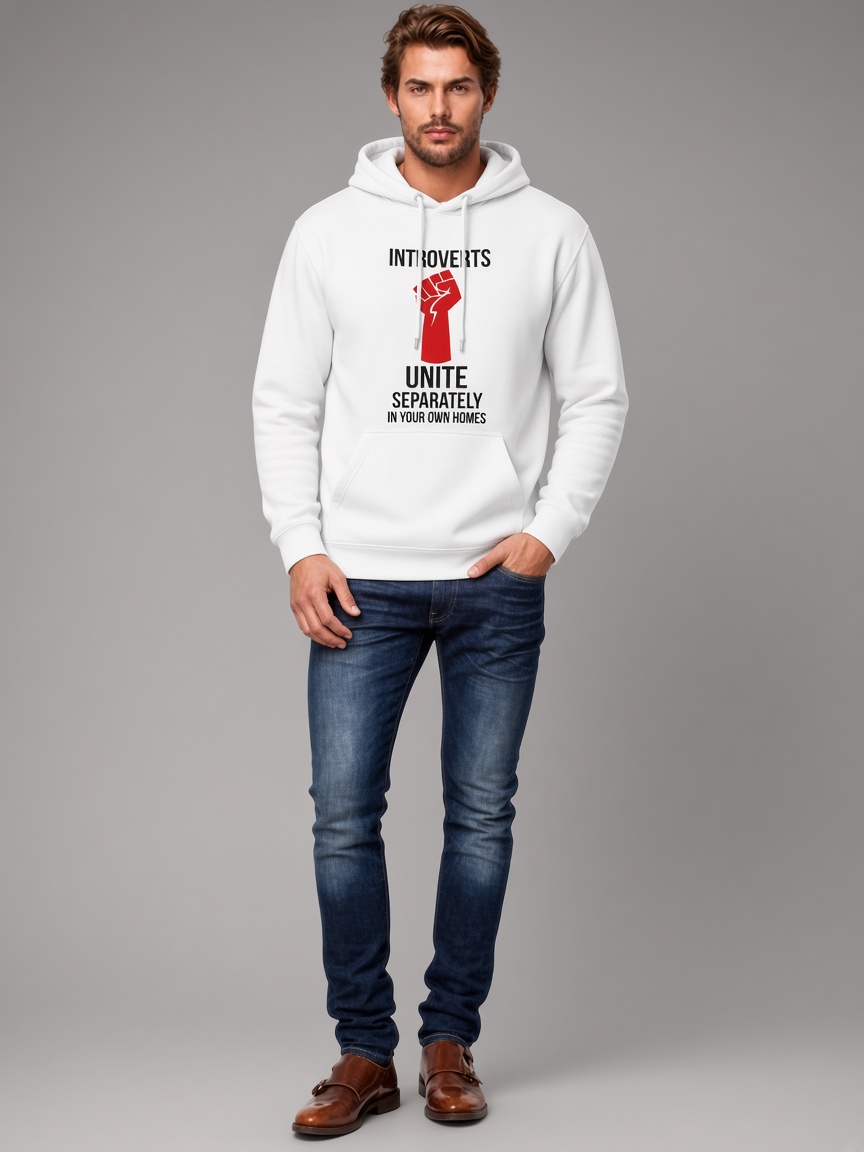Introverts Unite Pullover Hoodie