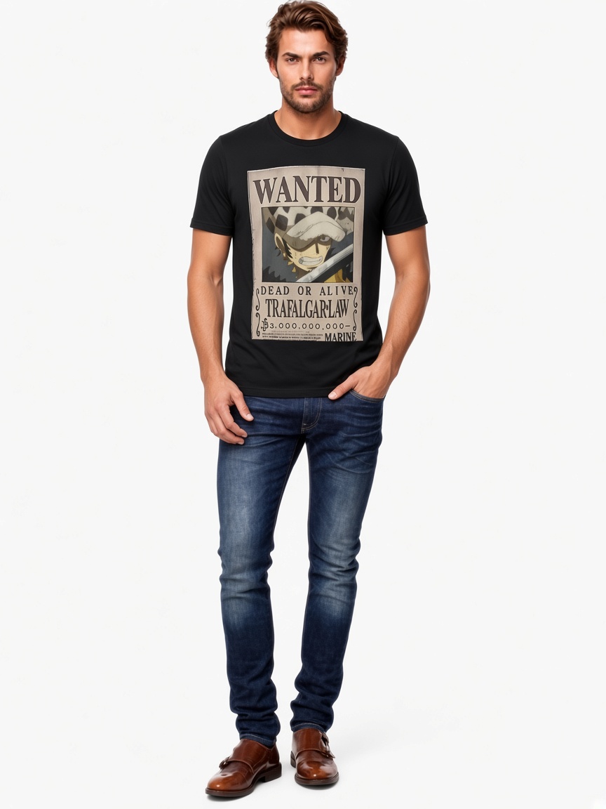 Wanted Trafalgar Law Wano One Piece Classic T-Shirt