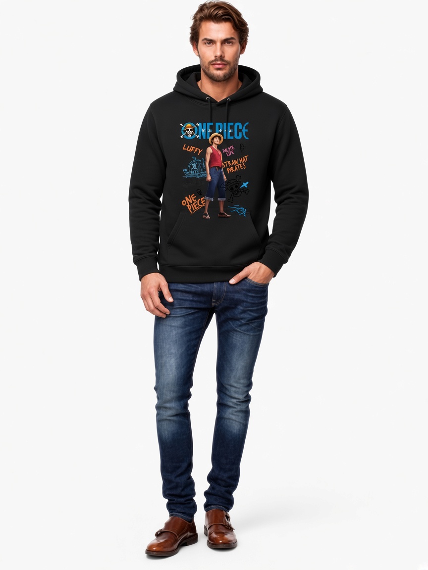 One Piece Live Action Luffy Design Hoodie