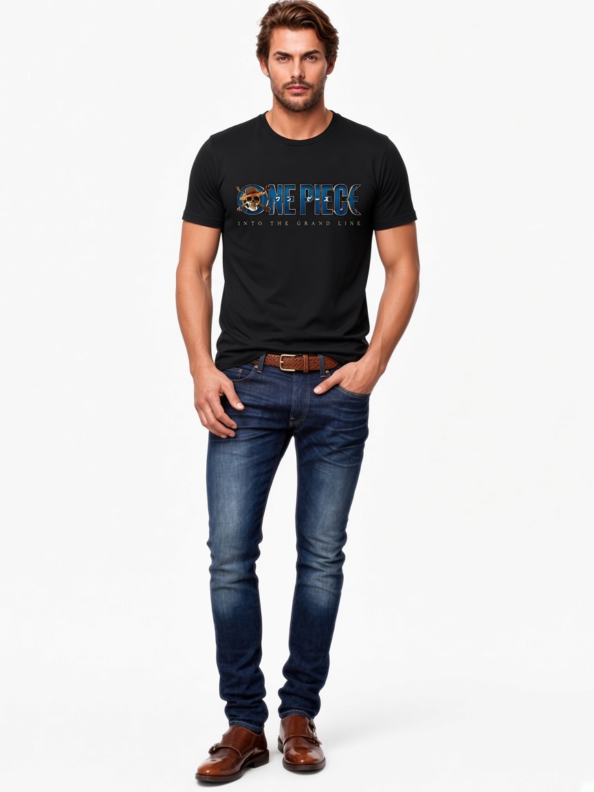 One Piece Live Action T-shirt – Minimalist One Piece Logo Tee