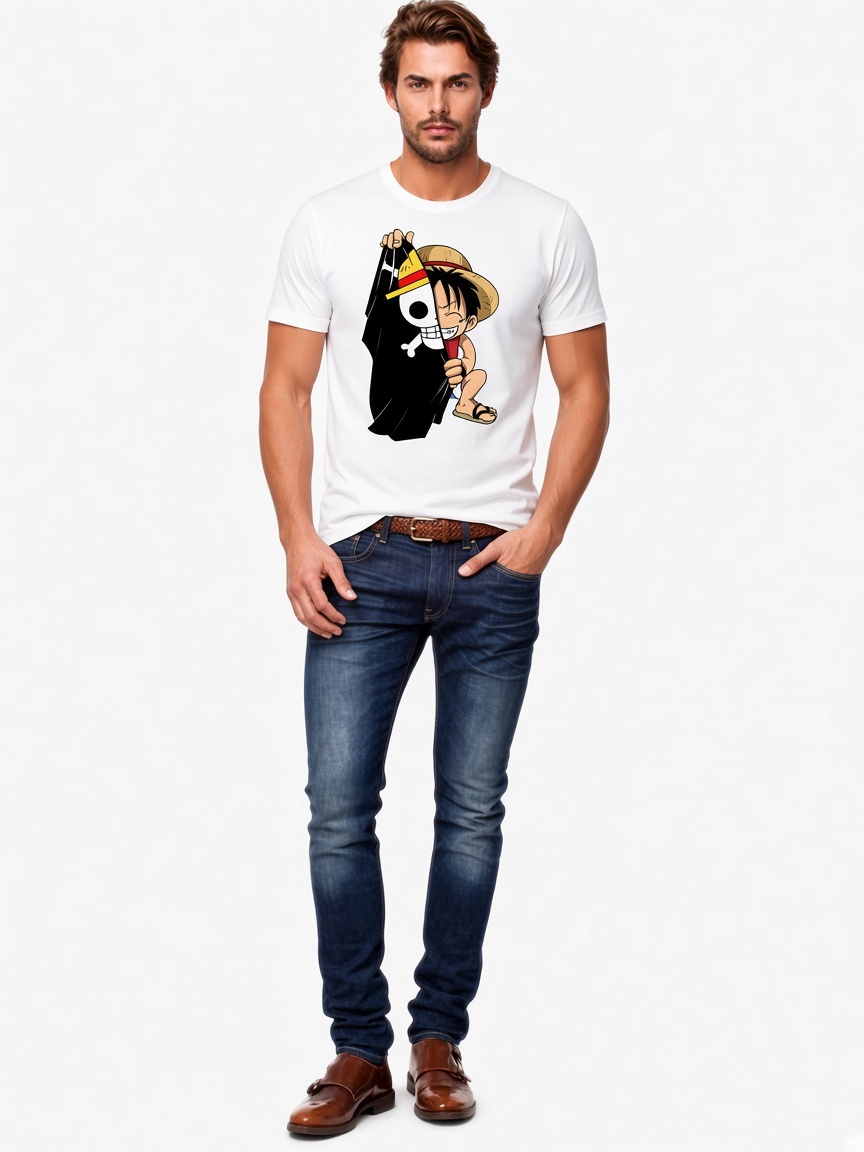 Monkey D. Luffy and One Piece T shirt