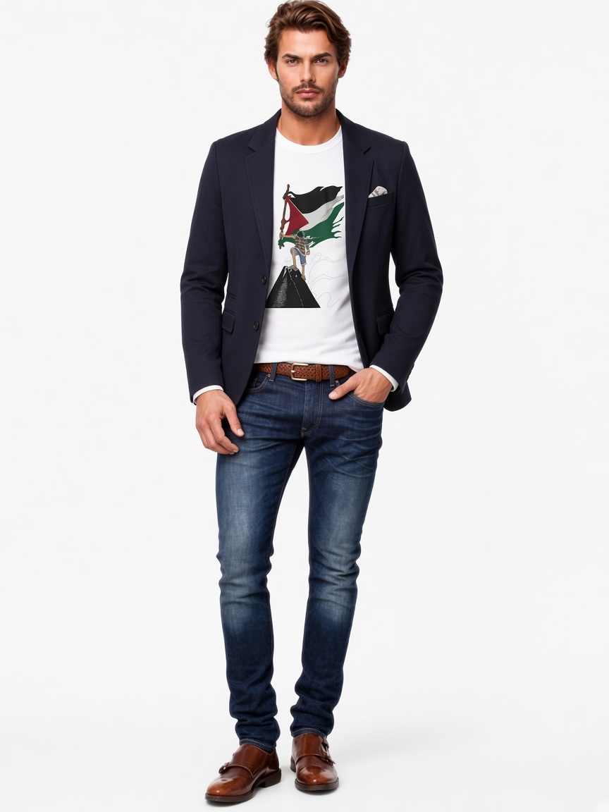 Luffy Palestine Flag Classic T-Shirt