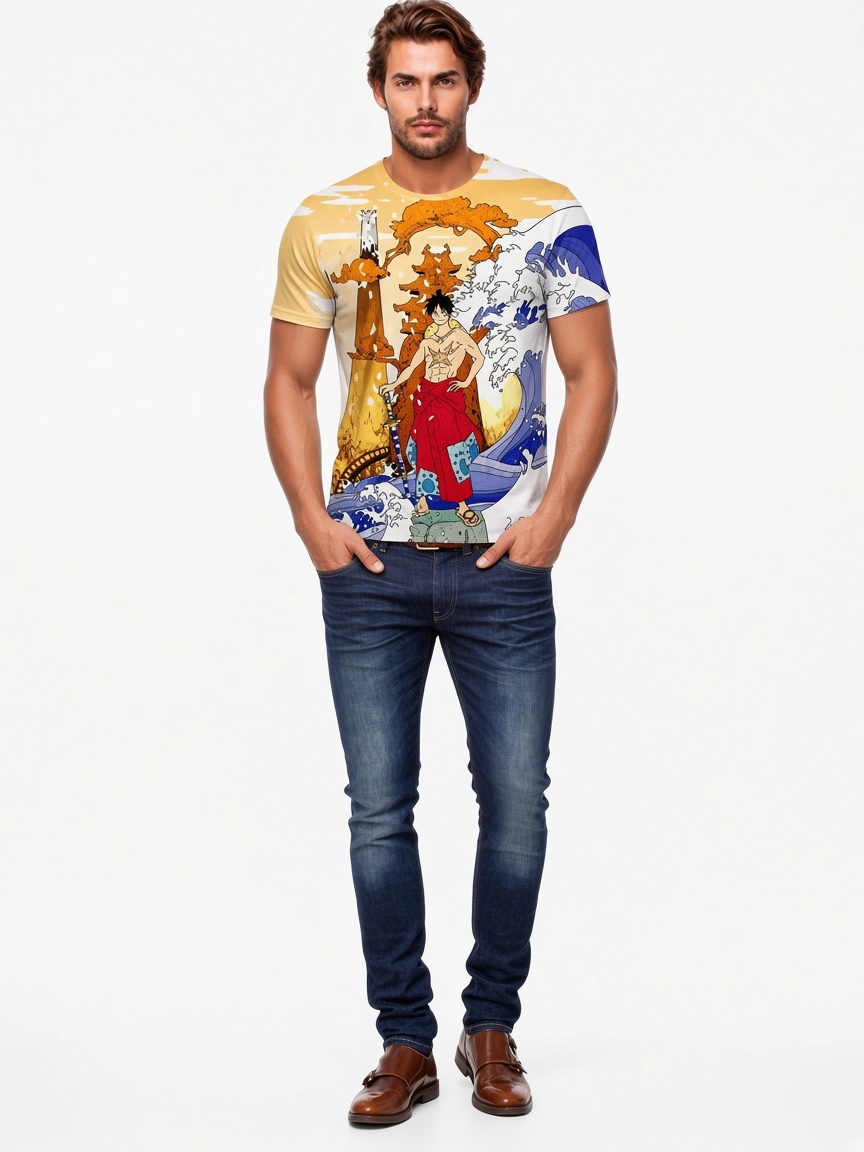 Luffy Wano Arc 3D T-shirt