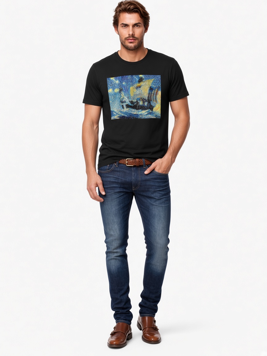 One Piece Going Merry Starry Night Classic T-Shirt