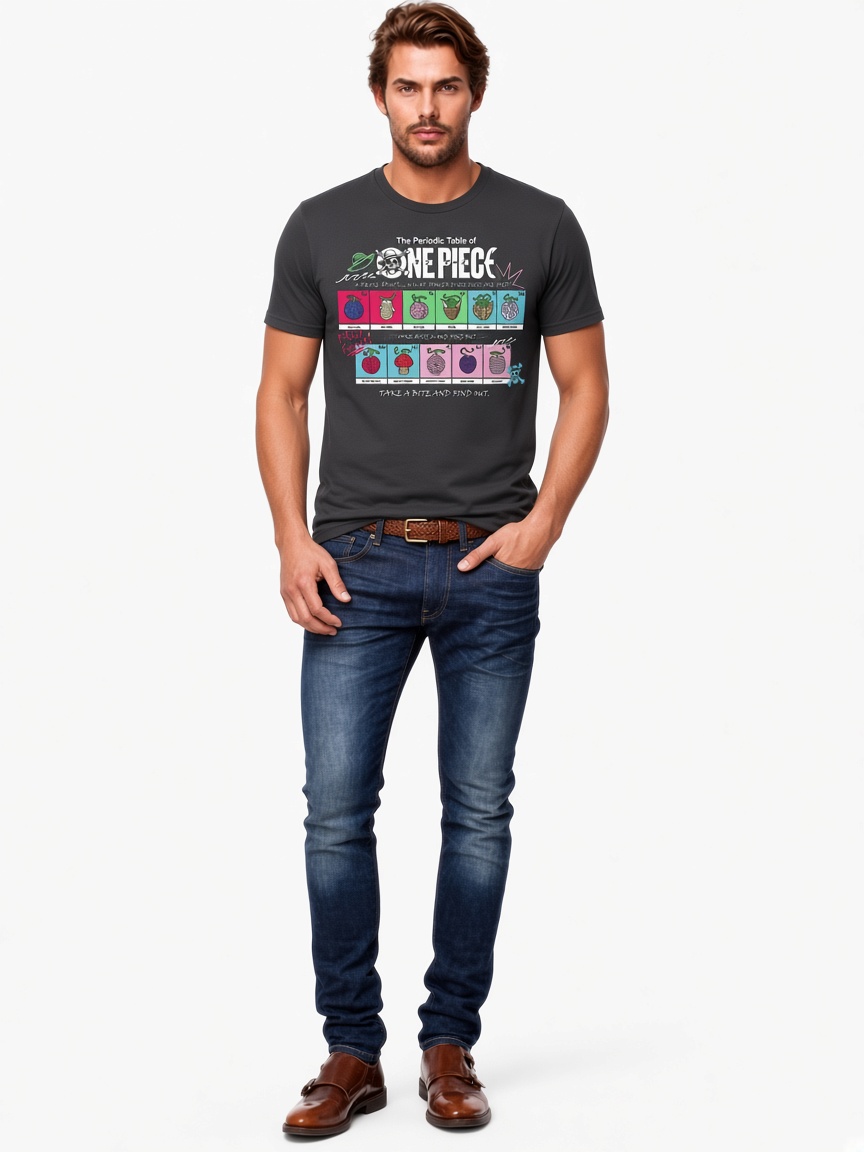 One Piece T-shirt – Minimalist Anime Style