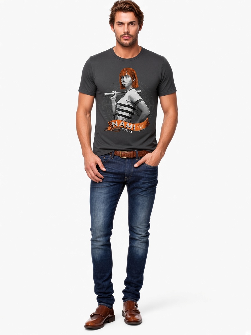One Piece Live Action T-shirt – Nami Cat Burglar Graphic Tee