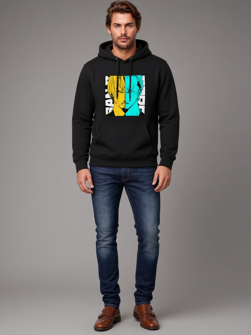 Sanji & Roronoa Zoro Pullover Hoodie