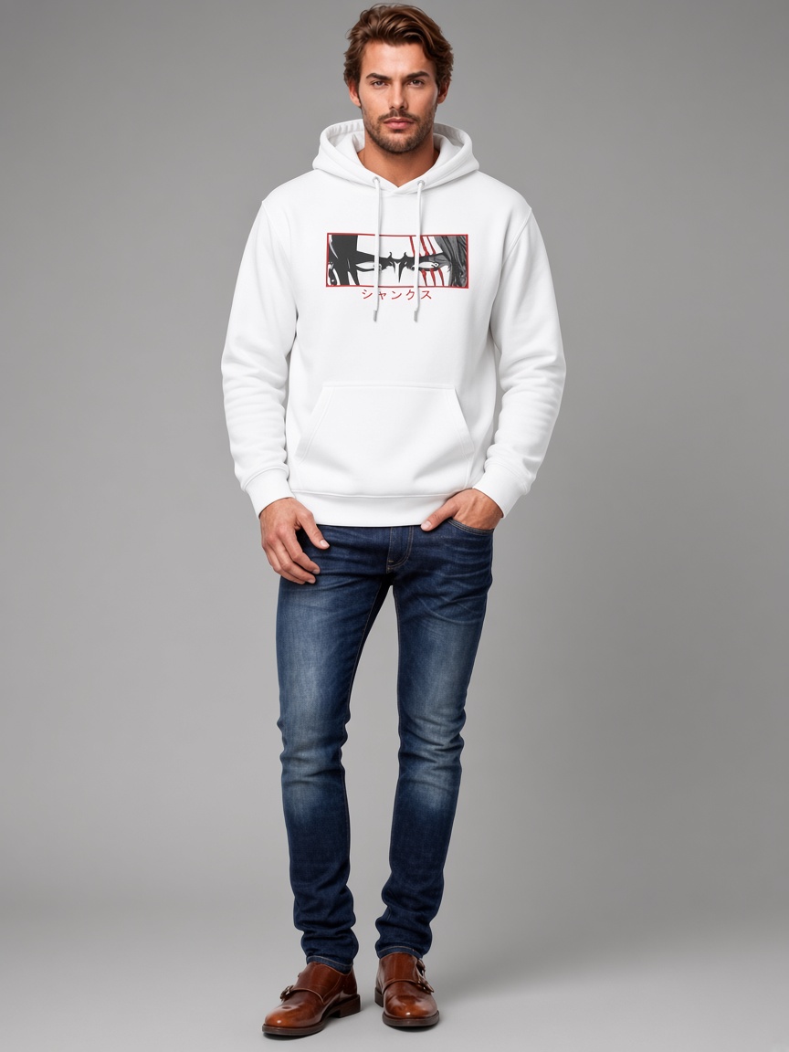 SHANKS RED HAIR ONE PIECE Pullover Hoodie
