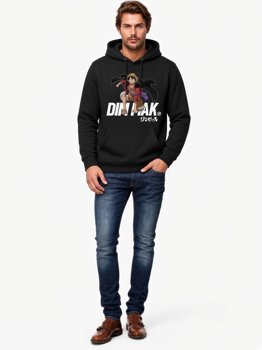 One Piece Hoodie – Straw Hat Pirates Graphic Design