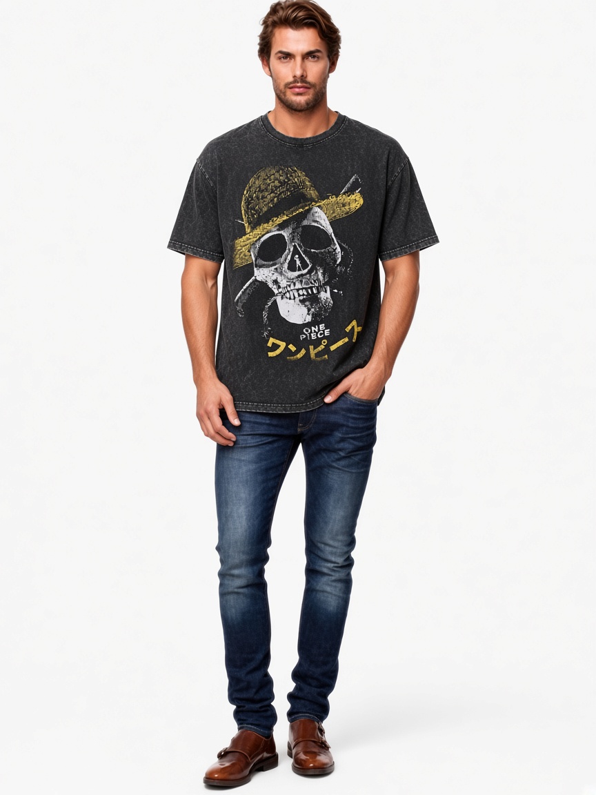One Piece T-shirt – Straw Hat Pirates Anime Streetwear Tee