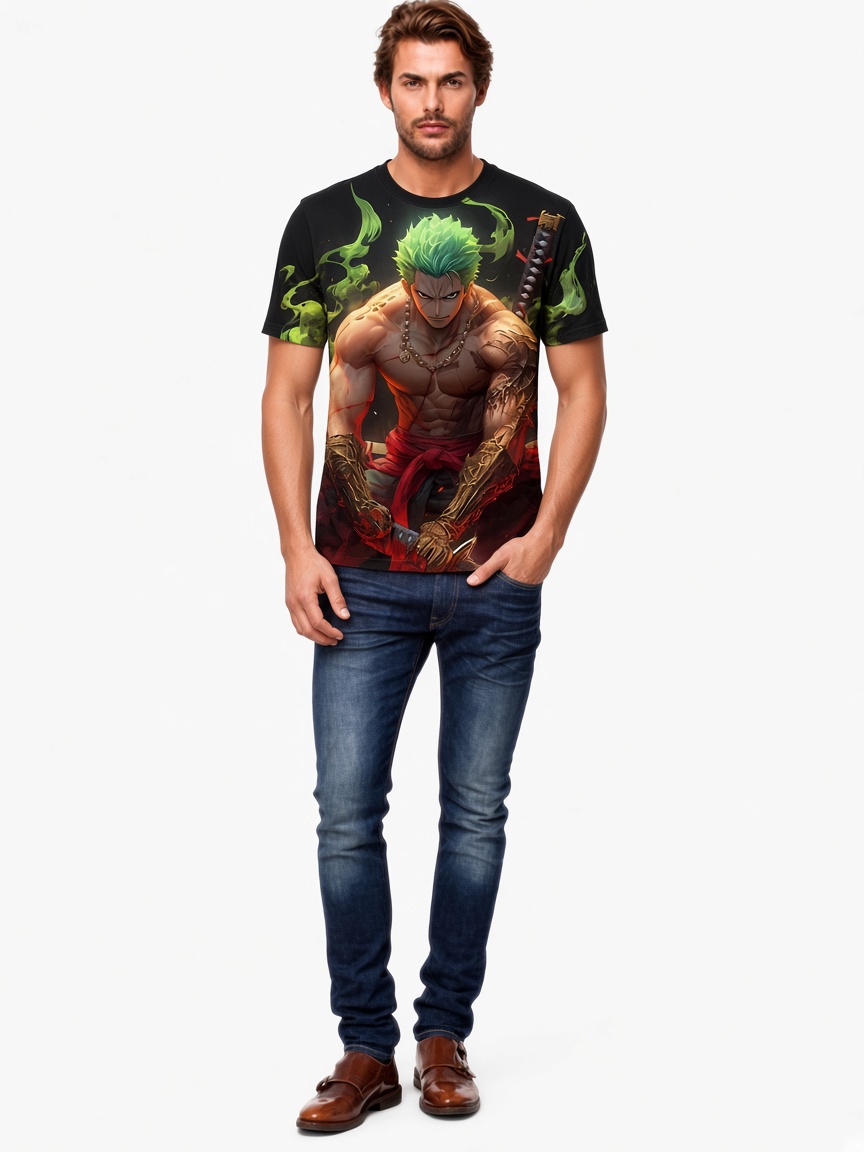 One Piece Summer Hot Japan Anime Men’s 3D Printing Cosplay T-shirt Women’s And Children’s Street Unisex Large Top Short sleeve