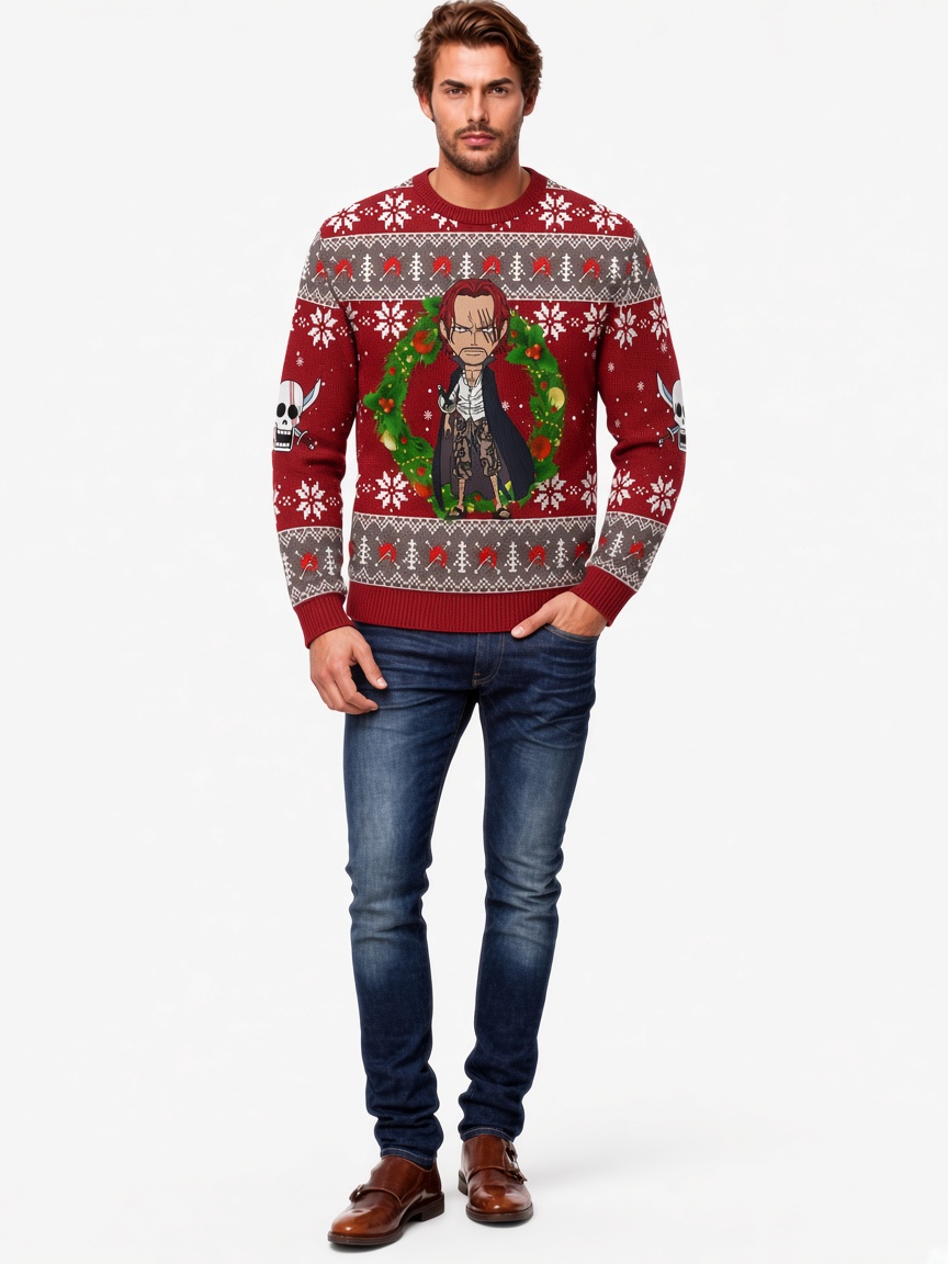 Sniper King Holiday Aim Usopp – One Piece Ugly Christmas Sweater