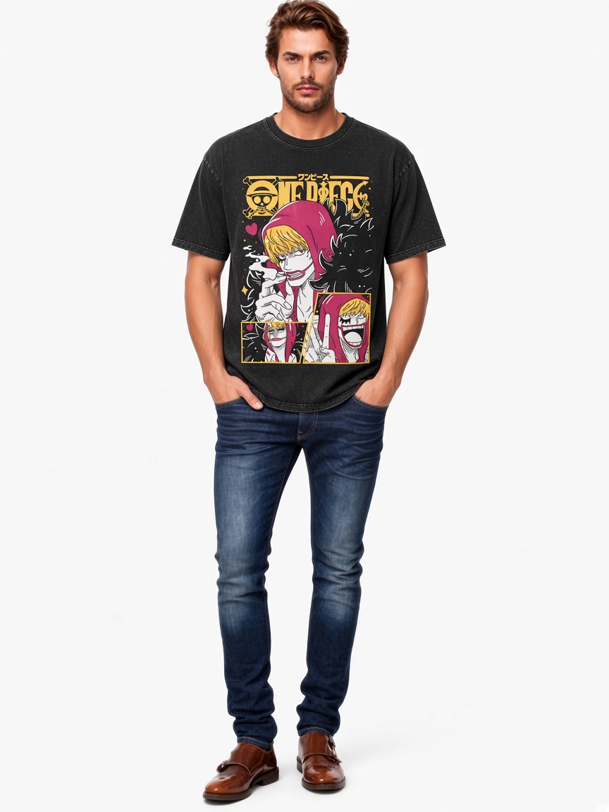 Vintage Washed One Piece Graphic T-shirt