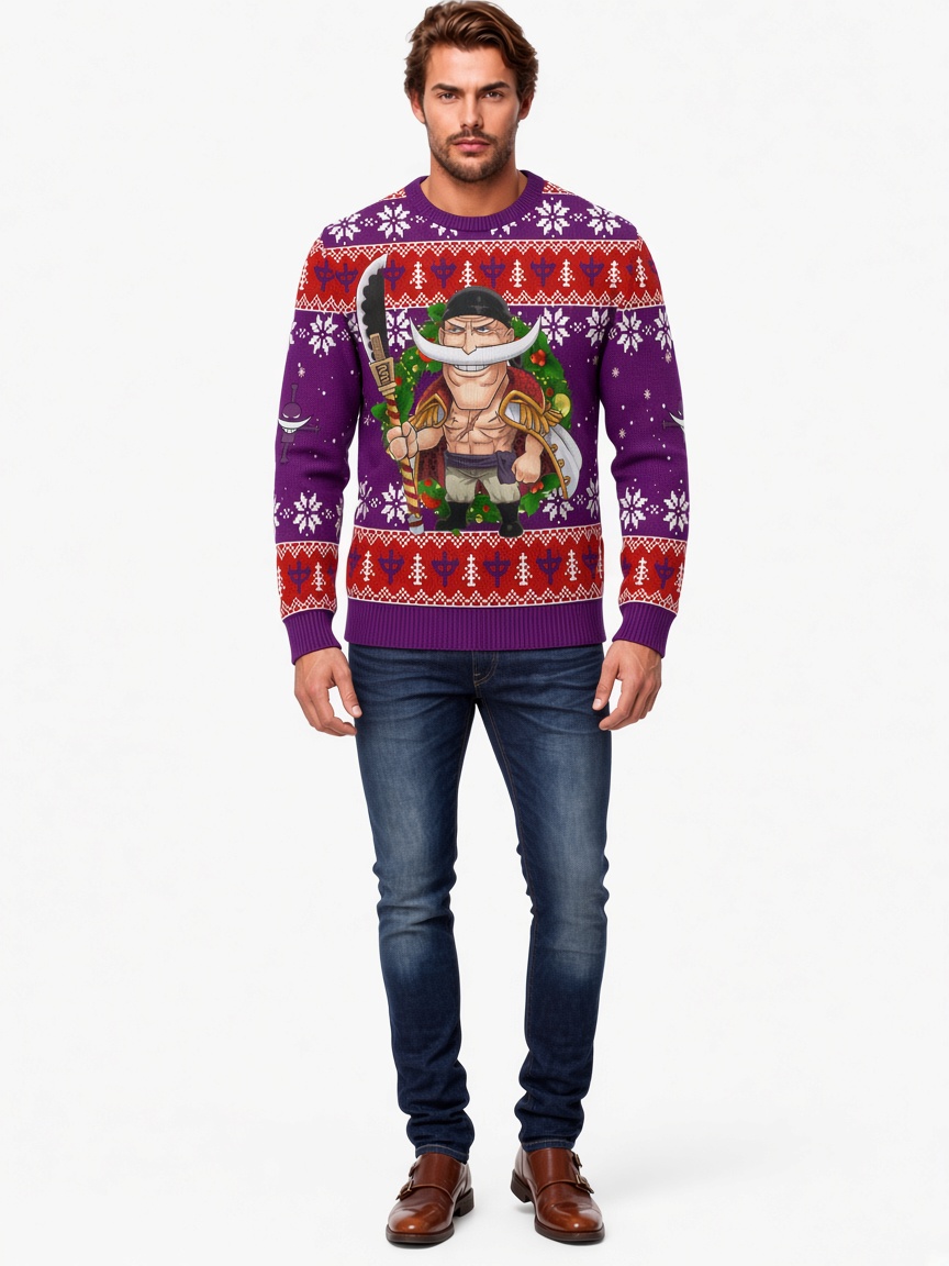 Whitebeard Edward Newgate – One Piece Ugly Christmas Sweater