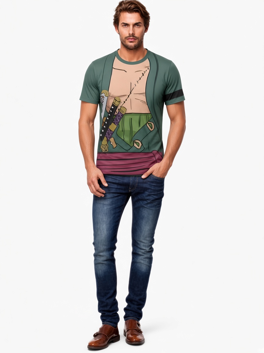 One Piece Zoro Cosplay 3D T-shirt