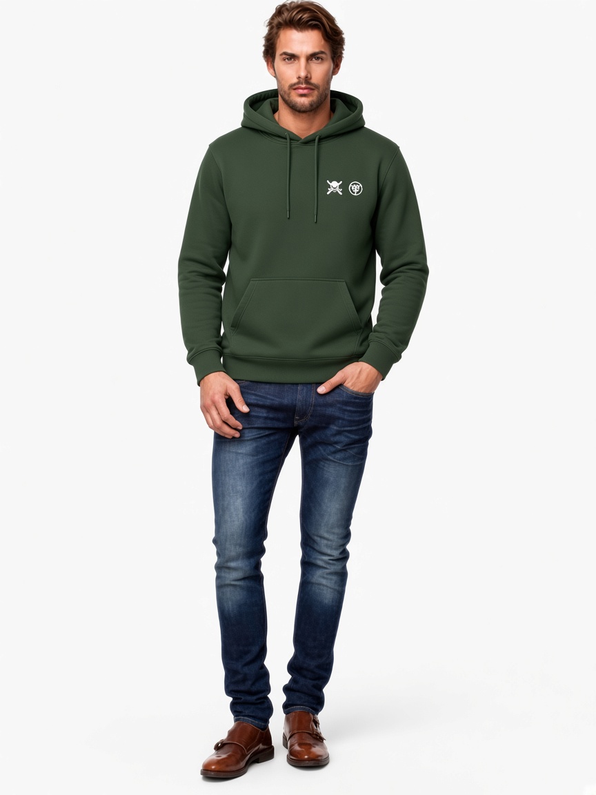 One Piece Hoodies – One Piece Zoro Flame Pullover Hoodie