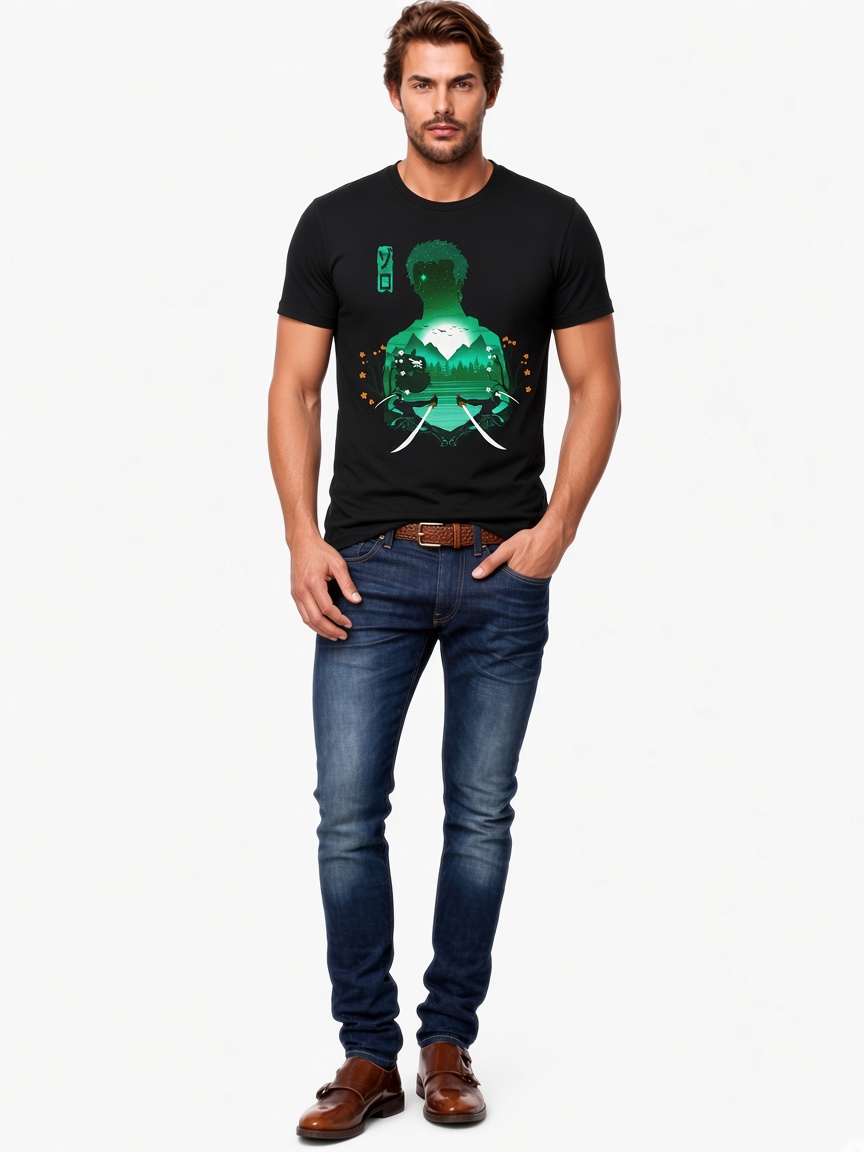 Zoro Haki Straw Hat Shirt