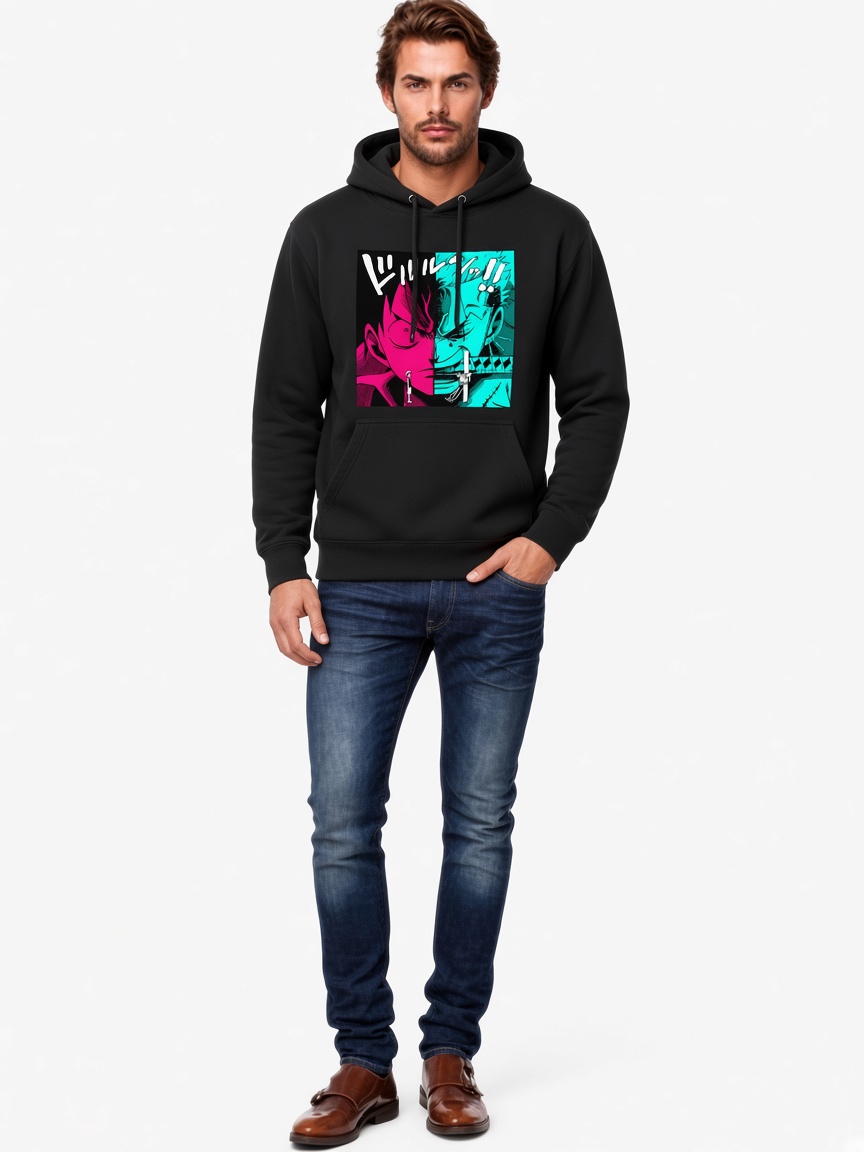 Roronoa Zoro Luffy Pullover Hoodie