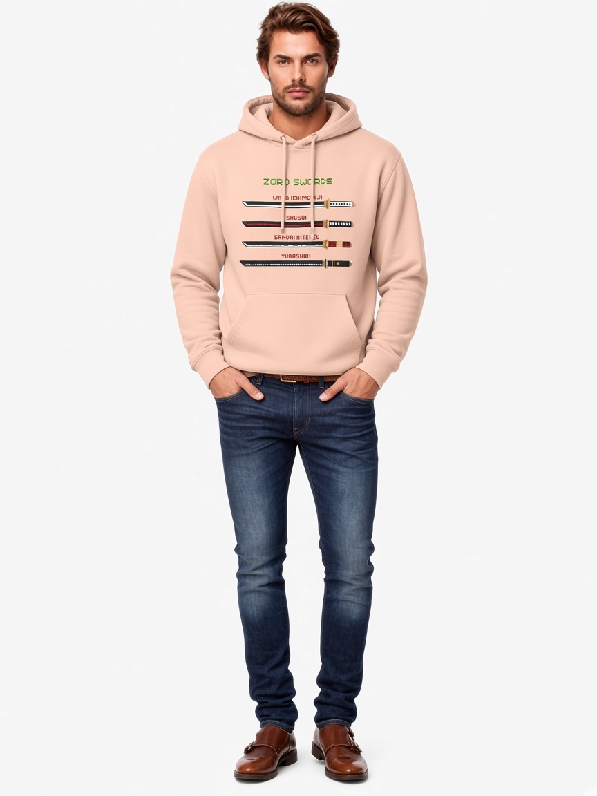 Roronoa Zoro Swords Pullover Hoodie