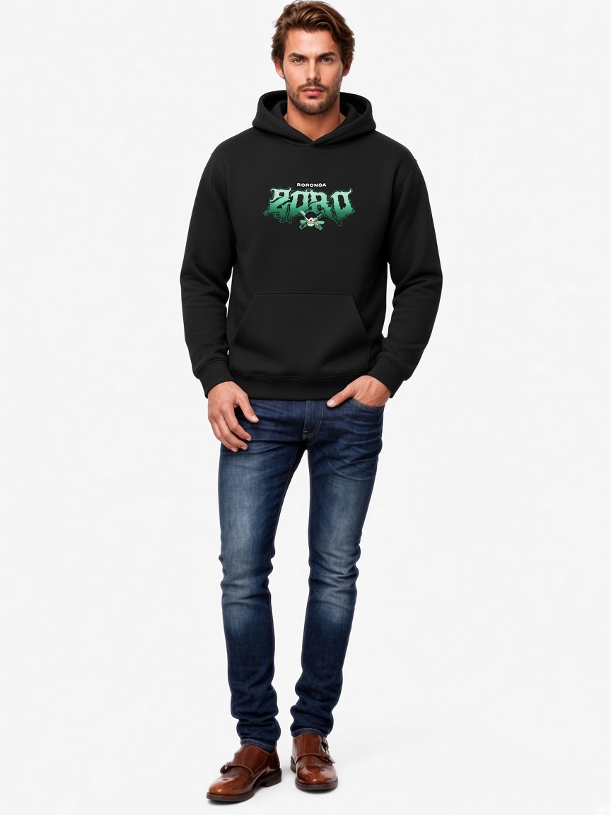 One Piece Hoodies – One Piece Roronoa Zoro Swordsman Pullover Hoodie