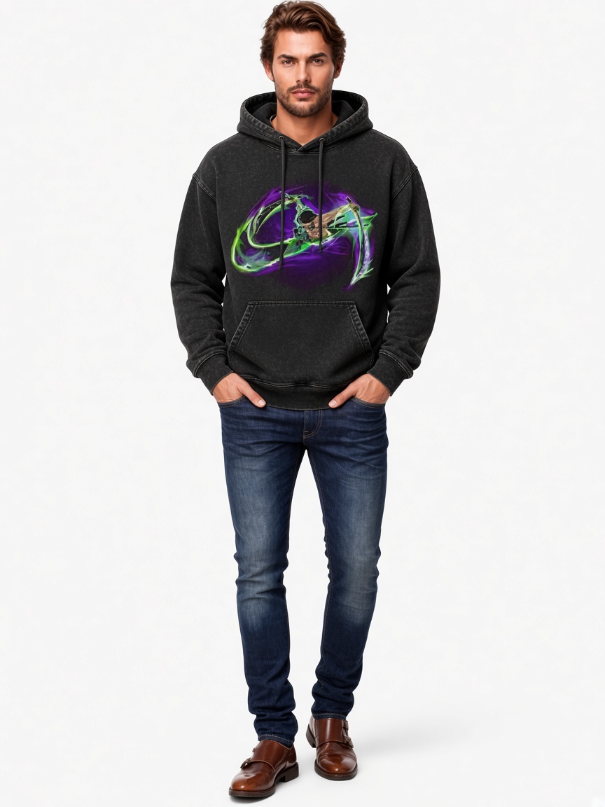 One Piece Vintage Roronoa Zoro Washed Hoodie